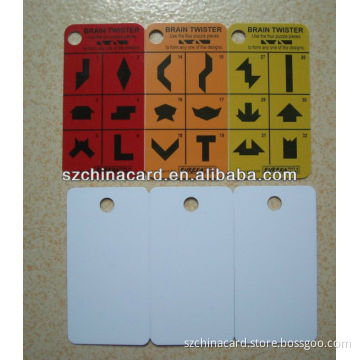 Colorful 3 in 1 Promotional Plastic PVC Key Tags